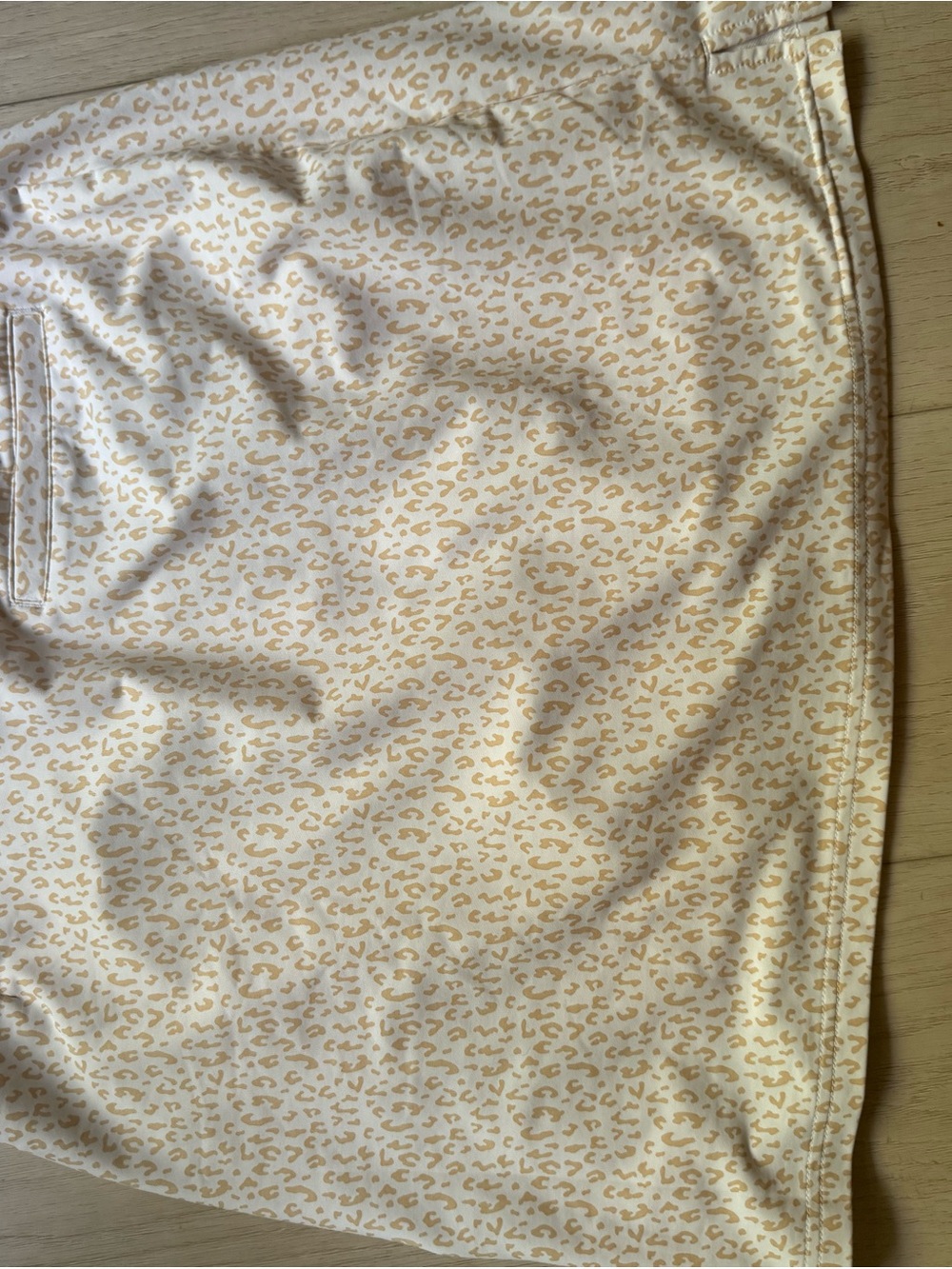 Peter Millar Girls Cream and Tan Leopard Print Skort
